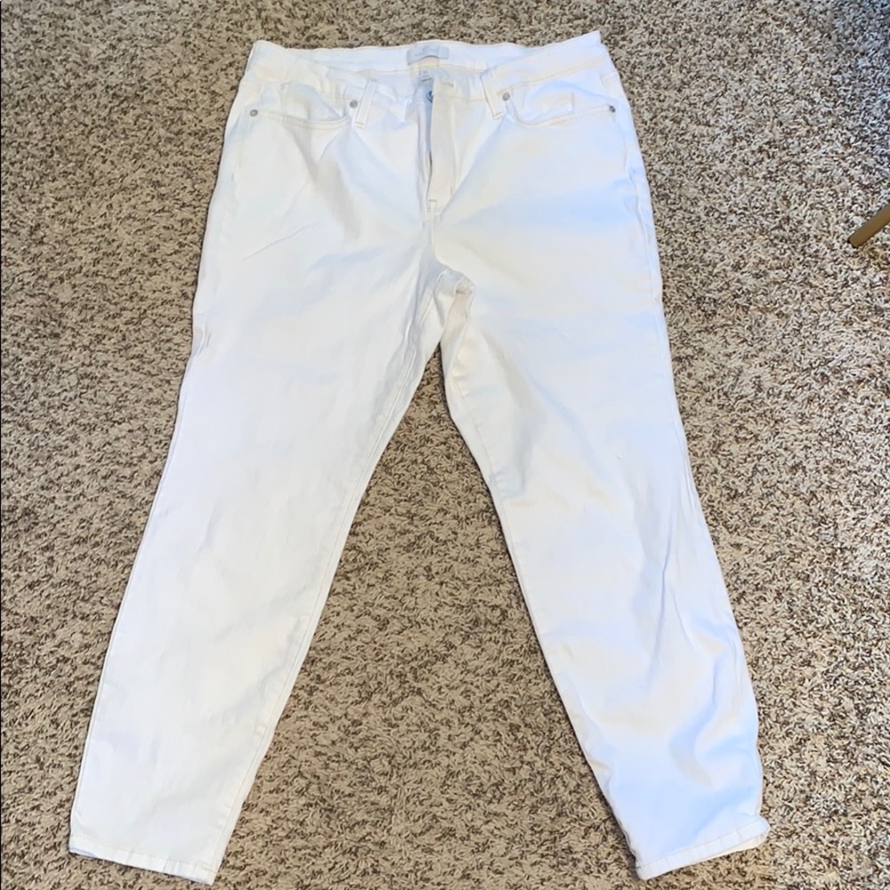 New Directions Off-White Denim Jeans